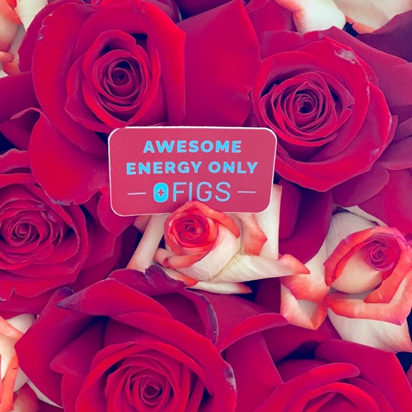 Figs AWESOME ENERGY ONLY FIGS Sticker - Picture 1 of 2